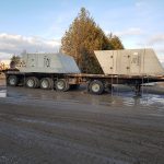 All-skew precast concrete box culvert delivered to New Scotland Line, Chatham Kent, Ontario