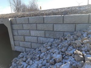 Precast Concrete All Skew Culvert installed at Mollard Line