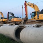Sewer upgrades, road widening, gas services