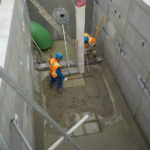 sarnia ontario oily and storm water sump pit heavy precast concrete